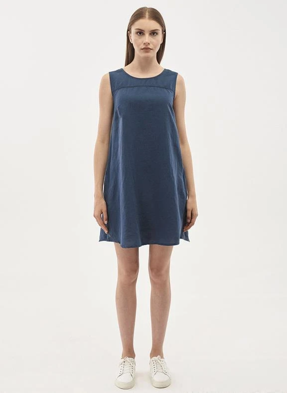 Sleeveless Dress Navy 5 Sleeveless Dress Navy - Image 3