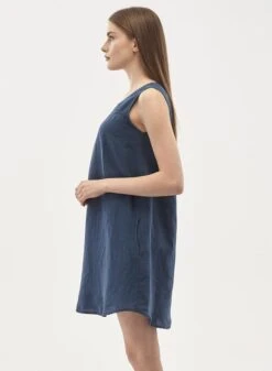 Sleeveless Dress Navy 10 Sleeveless Dress Navy -Brava Clothing Shop Product ProductPropertyID 122785766