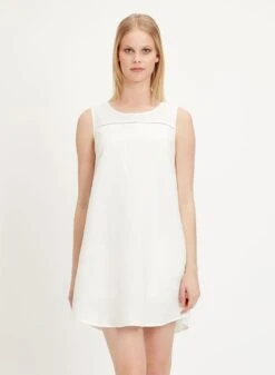 Sleeveless Dress Off White