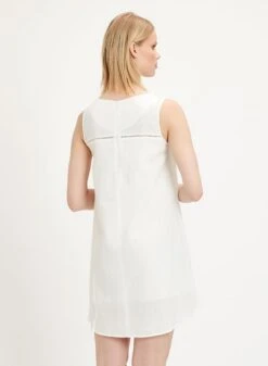 Sleeveless Dress Off White -Brava Clothing Shop Product ProductPropertyID 122785799