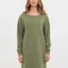 Sweat Dress With Pockets Khaki -Brava Clothing Shop Product ProductPropertyID 122854475