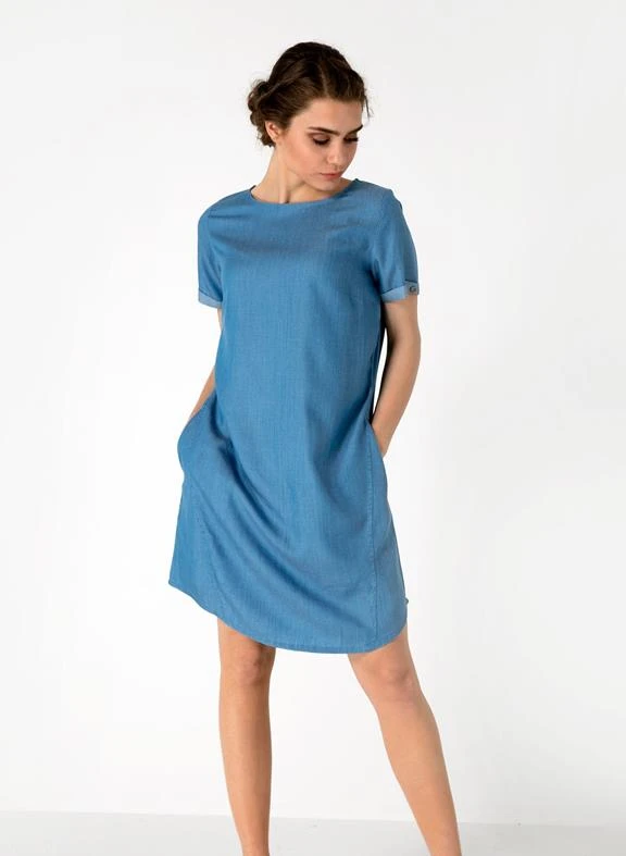 Denim Dress Blue 3 Denim Dress Blue