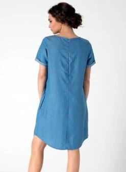 Denim Dress Blue 8 Denim Dress Blue -Brava Clothing Shop Product ProductPropertyID 123034900