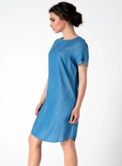 Denim Dress Blue 9 Denim Dress Blue -Brava Clothing Shop Product ProductPropertyID 123034901