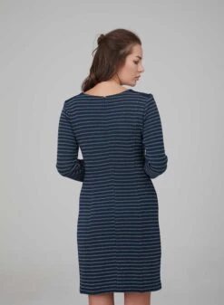 Long Sleeve Dress Stripe Navy -Brava Clothing Shop Product ProductPropertyID 123035011