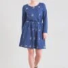 Dress Flower Blue -Brava Clothing Shop Product ProductPropertyID 123035038