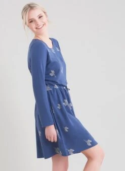 Dress Flower Blue -Brava Clothing Shop Product ProductPropertyID 123035040