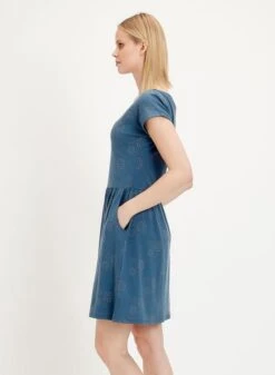 Short Tencel Dress Blue -Brava Clothing Shop Product ProductPropertyID 123061413