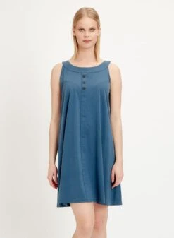 Tencel Mix Dress Blue