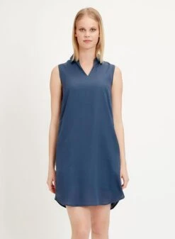 Tencel Shirt Dress Blue