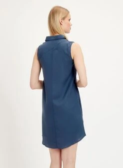 Tencel Shirt Dress Blue -Brava Clothing Shop Product ProductPropertyID 124129903