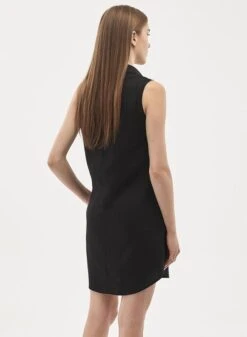 Tencel™ Dress With Shirt Collar Black -Brava Clothing Shop Product ProductPropertyID 124597769