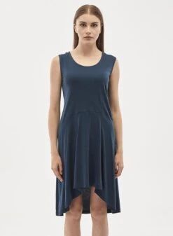 Tencel™ Blend Dress Navy