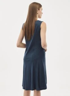Tencel™ Blend Dress Navy -Brava Clothing Shop Product ProductPropertyID 124597809