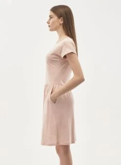 Tencel™ Blend Dress Rosey Beige -Brava Clothing Shop Product ProductPropertyID 124597829