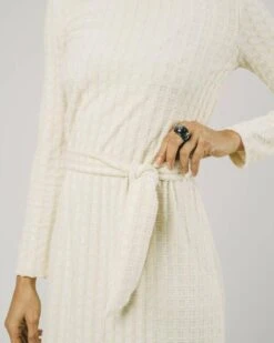 Brava Fabrics Terry Belted Dress Beige -Brava Clothing Shop Product ProductPropertyID 124716567