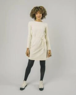 Brava Fabrics Terry Belted Dress Beige -Brava Clothing Shop Product ProductPropertyID 124716568