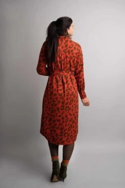 Blackbird Red Leopard Dress -Brava Clothing Shop Product ProductPropertyID 129457413