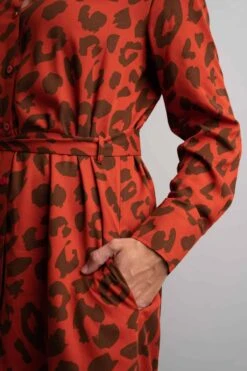 Blackbird Red Leopard Dress -Brava Clothing Shop Product ProductPropertyID 129457414