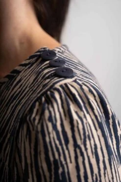 Dress Jolein Navy Zebra -Brava Clothing Shop Product ProductPropertyID 129457426