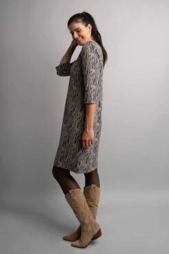 Dress Jolein Navy Zebra -Brava Clothing Shop Product ProductPropertyID 129457429