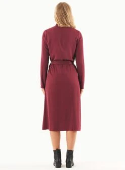 Shirt Dress Ecovero Wine -Brava Clothing Shop Product ProductPropertyID 132193322