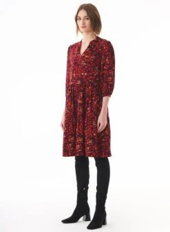 Dress Flowers Red -Brava Clothing Shop Product ProductPropertyID 134198982