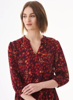 Dress Flowers Red -Brava Clothing Shop Product ProductPropertyID 134198984