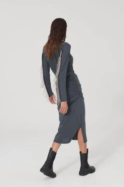 Dress Beauvoire Grey -Brava Clothing Shop Product ProductPropertyID 136979541