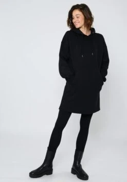 Hoodie Dress Black -Brava Clothing Shop Product ProductPropertyID 137490782