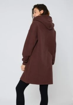 Hoodie Dress Structured Deep Mahogany -Brava Clothing Shop Product ProductPropertyID 137553892