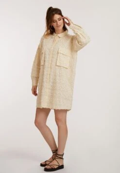 Worker Shirt Dress Cloudcream -Brava Clothing Shop Product ProductPropertyID 138272903