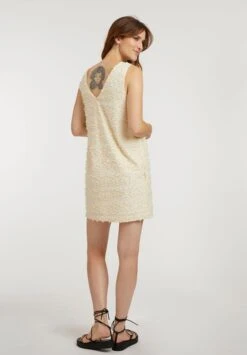 Dress V-Neck Cloud Cream -Brava Clothing Shop Product ProductPropertyID 138272953