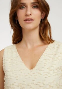 Dress V-Neck Cloud Cream -Brava Clothing Shop Product ProductPropertyID 138272954