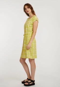 Drawstring Dress Stripes Wild Lime -Brava Clothing Shop Product ProductPropertyID 138273081