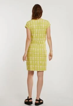 Drawstring Dress Stripes Wild Lime -Brava Clothing Shop Product ProductPropertyID 138273082