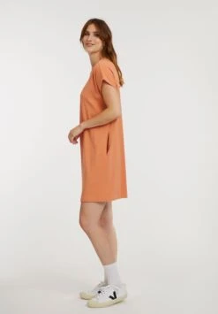 Boxy Shirt Dress Pheasant Orange -Brava Clothing Shop Product ProductPropertyID 138273362
