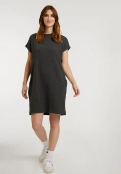 Boxy T-Shirt Dress Dark Shadow