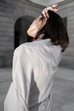 Wrap Dress Natural Fabric 8 Wrap Dress Natural Fabric -Brava Clothing Shop Product ProductPropertyID 138820868