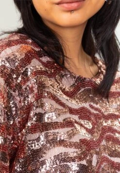 Tianna Dress Rosegold Sequins -Brava Clothing Shop Product ProductPropertyID 140974012