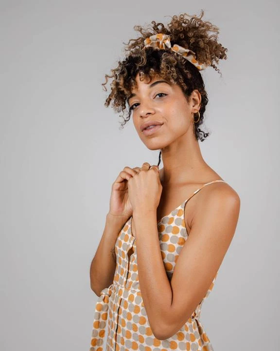 Brava Fabrics Dress Eclipse Strap Sand & Orange 11 Brava Fabrics Dress Eclipse Strap Sand & Orange - Image 9