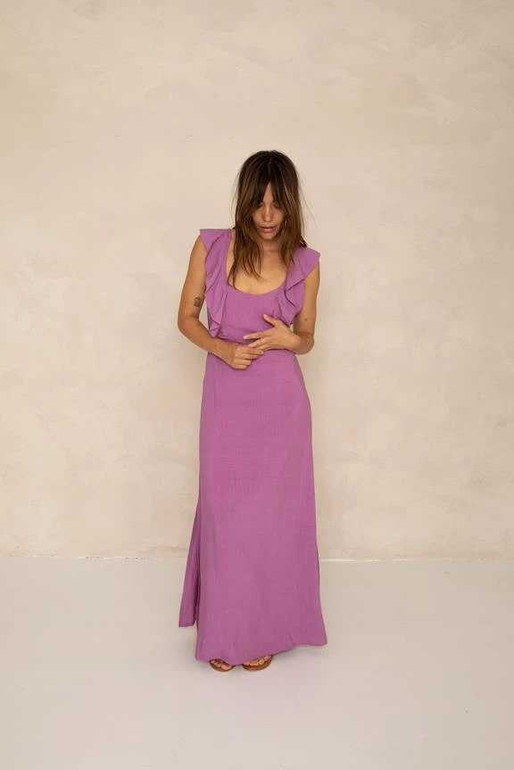 Dress Manya Dusty Lavender Purple 4 Dress Manya Dusty Lavender Purple - Image 2