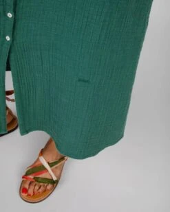 Brava Fabrics Dress Bubble Strap Morera Green -Brava Clothing Shop Product ProductPropertyID 144344871