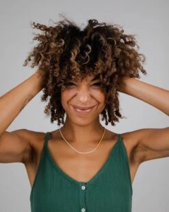 Brava Fabrics Dress Bubble Strap Morera Green -Brava Clothing Shop Product ProductPropertyID 144344872