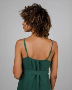 Brava Fabrics Dress Bubble Strap Morera Green -Brava Clothing Shop Product ProductPropertyID 144344873
