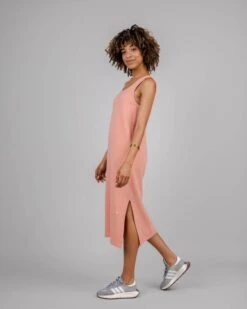 Brava Fabrics Dress Jersey Long Coiro Light Red -Brava Clothing Shop Product ProductPropertyID 144344993