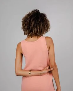 Brava Fabrics Dress Jersey Long Coiro Light Red -Brava Clothing Shop Product ProductPropertyID 144344997