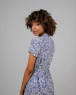 Brava Fabrics Dress Tiger Midi White -Brava Clothing Shop Product ProductPropertyID 144345114