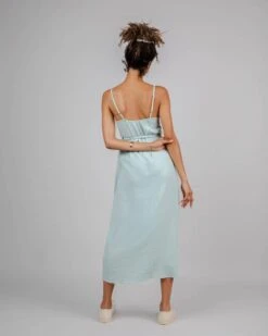 Brava Fabrics Dress Bubble Strap Morera Light Green -Brava Clothing Shop Product ProductPropertyID 144345127