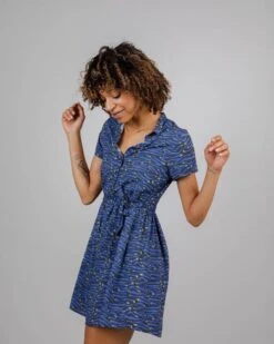 Brava Fabrics Midi Dress Jalapeño Purple